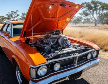 Car with engine tuned